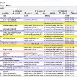 使用软件《 AutoRuns 13.100汉化特别版》启动项管理工具推荐